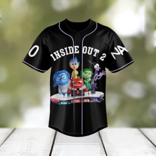 Inside Out 2 Custom Baseaball Jersey