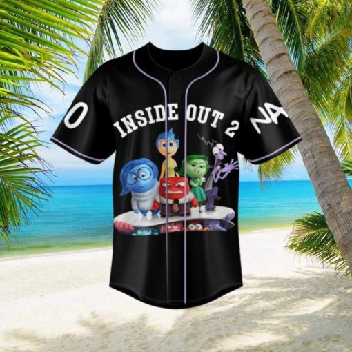 Inside Out 2 Custom Baseaball Jersey