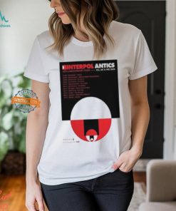 Interpol Antics 20th Anniversary Tour At EU UK And IRE On 2024 Unisex T Shirt