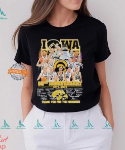 Iowa Hawkeyes 50th Anniversary 1974 2024 Thank You For The Memories Signatures Shirt