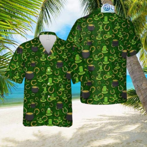 Irish St Patrick’s Day Tropical Beach Hawaiian Shirt New Fashion