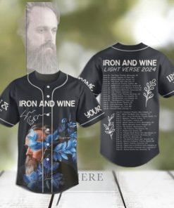 Iron And Wine Light Verse 2024 Custom Baseball Jersey