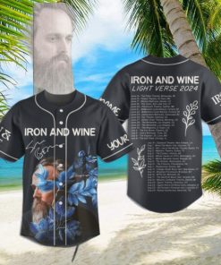 Iron And Wine Light Verse 2024 Custom Baseball Jersey