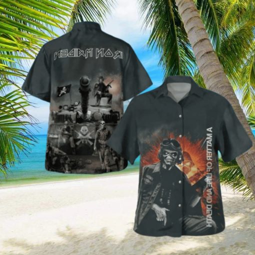 Iron Maiden A Matter Of Life And Death Hawaiian Shirt