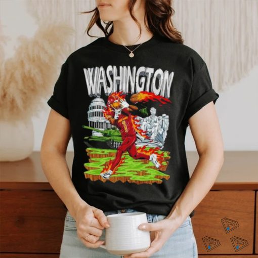 Jahan Dotson Washington Commanders tank and white house shirt