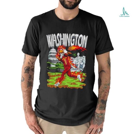 Jahan Dotson Washington Commanders tank and white house shirt