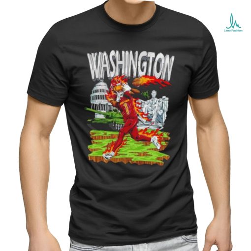 Jahan Dotson Washington Commanders tank and white house shirt