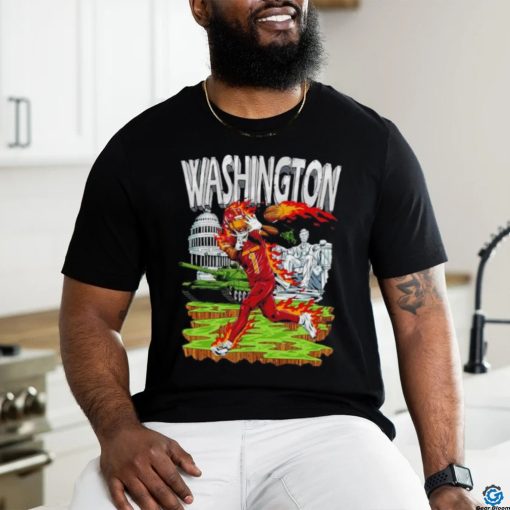 Jahan Dotson Washington Commanders tank and white house shirt