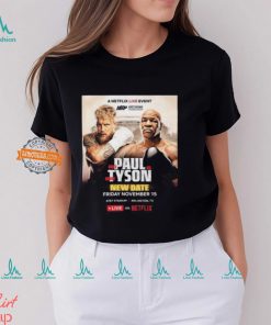 Jake Paul Vs Mike Tyson Matchup New Date On Friday November 15 At AT And T Stadium In Arlington TX Unisex T Shirt