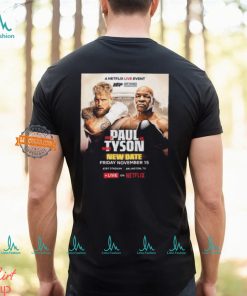 Jake Paul Vs Mike Tyson Matchup New Date On Friday November 15 At AT And T Stadium In Arlington TX Unisex T Shirt