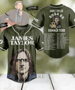 James Taylor 2024 Us Summer Tour Custom Baseball Jersey