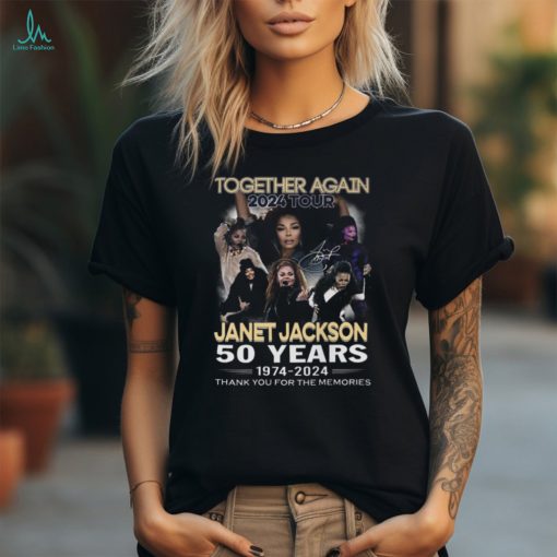 Janet Jackson Together Again 2024 Tour T Shirt