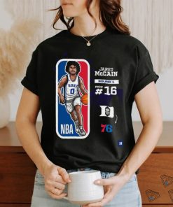 Jared Mccain Round 1 Pick 16 Duke Mens Basketball NBA Draft 2024 shirt