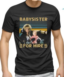 Jareth Goblin King Babysister For Hire T Shirt