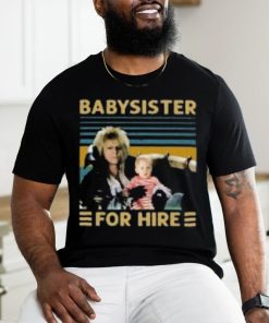 Jareth Goblin King Babysister For Hire T Shirt