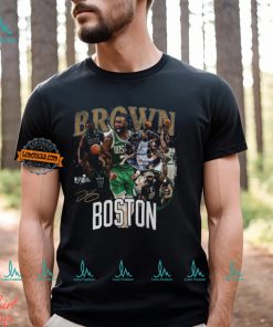 Jaylen Brown Boston Celtics Stadium Essentials Unisex 2024 NBA Finals Champions Crossroads T Shirt