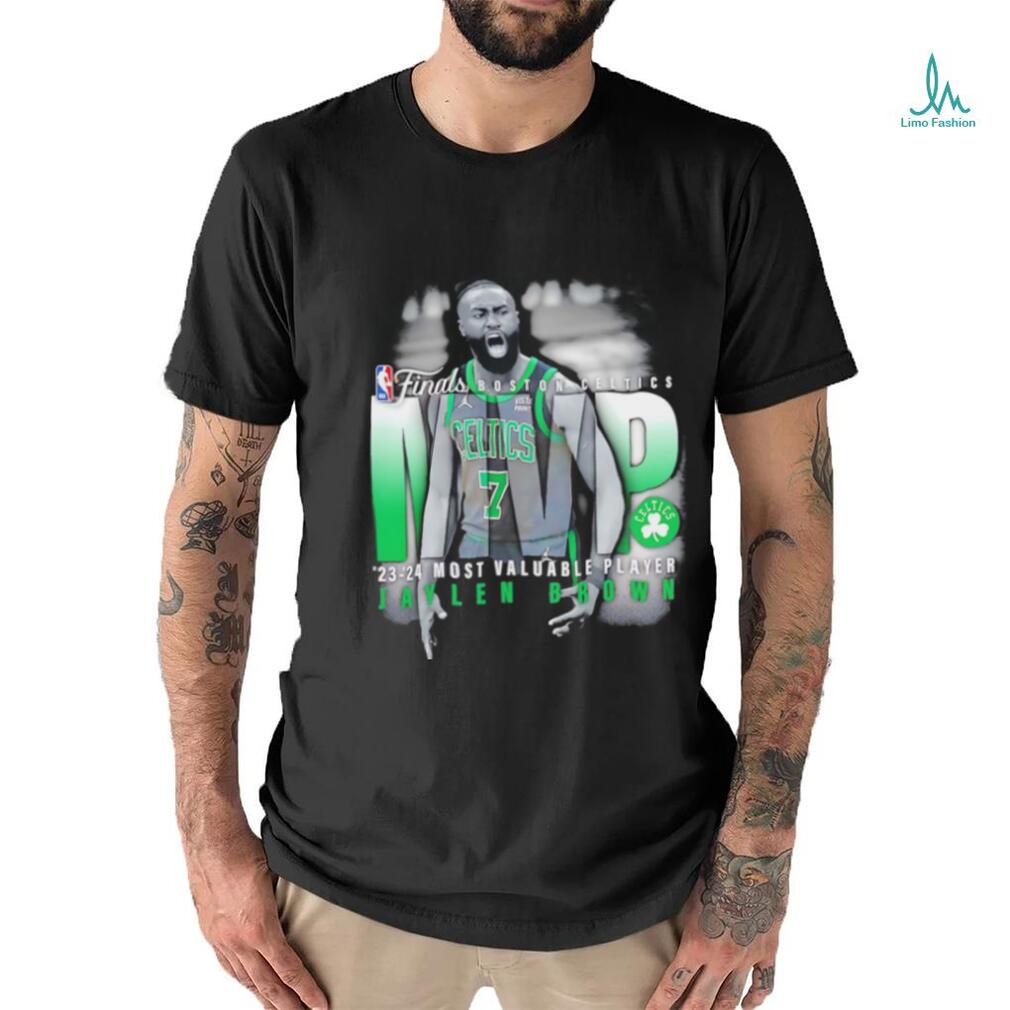 Jaylen Brown player Boston Celtics 2023 2024 most valuable Finals MVP shirt Jaylen Brown player Boston Celtics 2023 2024 most valuable Finals MVP shirt