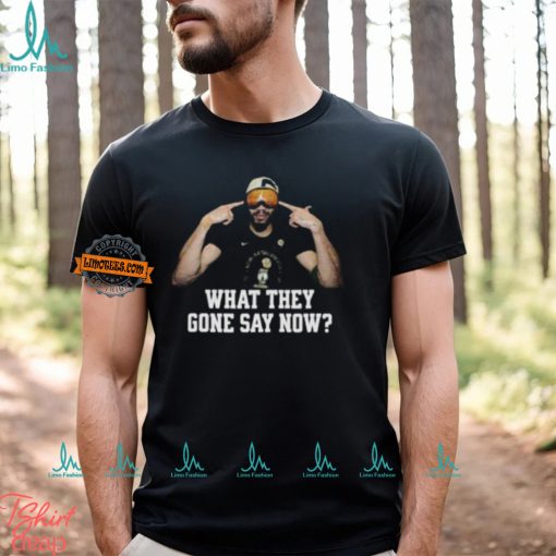Jayson Tatum Boston Celtics What They Gone Say Now 2024 NBA Champions Vintage T Shirt