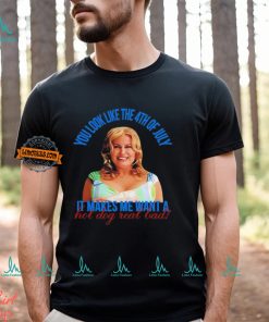 Jennifer Coolidge you look like the 4th of july shirt