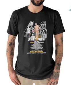 Jerry West 44 Basketball Hall Of Fame Thank You For The Memories Shirt