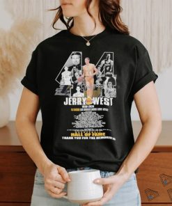 Jerry West 44 Basketball Hall Of Fame Thank You For The Memories Shirt