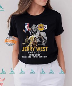 Jerry West The Logo 1938 2024 Thank You For The Memories T Shirt