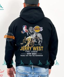 Jerry West The Logo 1938 2024 Thank You For The Memories T Shirt