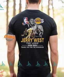Jerry West The Logo 1938 2024 Thank You For The Memories T Shirt