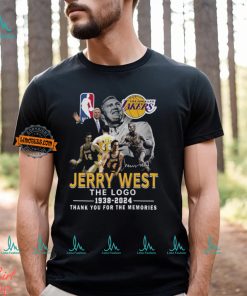 Jerry West The Logo 1938 2024 Thank You For The Memories T Shirt