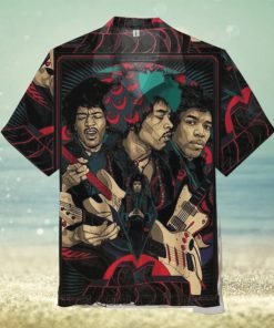 Jimi Hendrix Short Sleeve Hawaiian Shirt