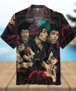 Jimi Hendrix Short Sleeve Hawaiian Shirt