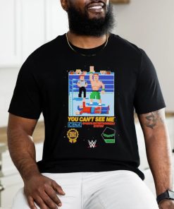 John Cena You Cant See Me 8 Bit Pixel Shirt