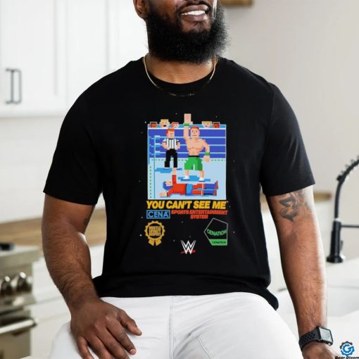 John Cena You Cant See Me 8 Bit Pixel Shirt