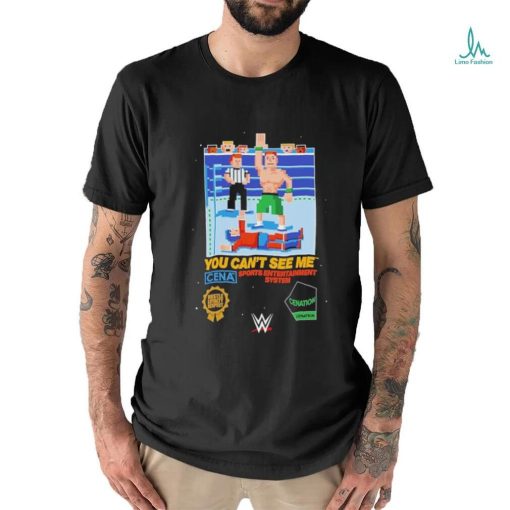 John Cena You Cant See Me 8 Bit Pixel Shirt