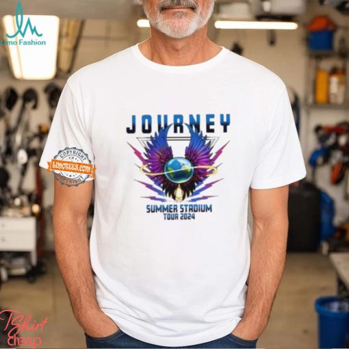 Journey Summer Stadium Tour 2024 Raglan Unisex T Shirt