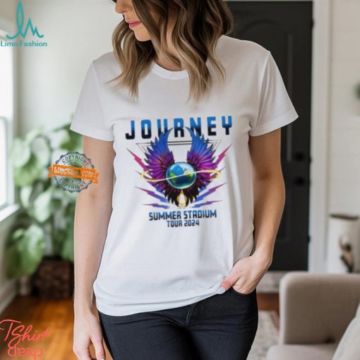 Journey Summer Stadium Tour 2024 Raglan Unisex T Shirt