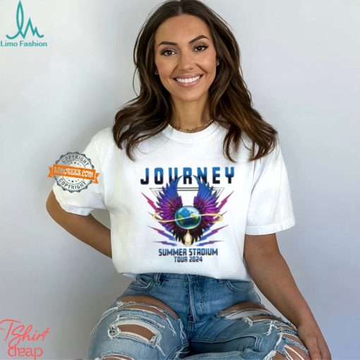 Journey Summer Stadium Tour 2024 Raglan Unisex T Shirt