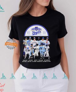 Kansas City Royals 55th 1969 2024 Member History Signatures shirt