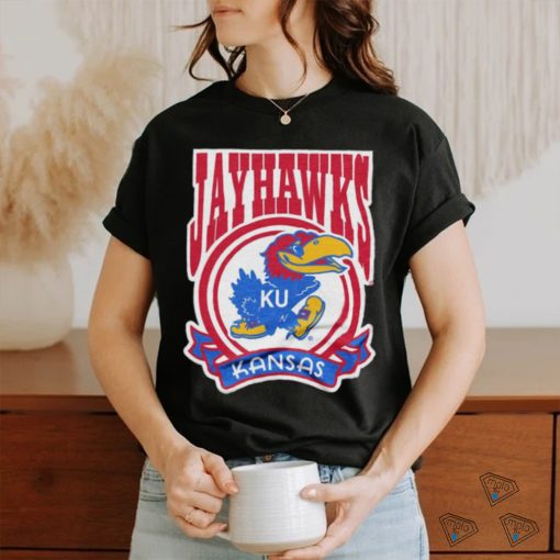 Kansas Jayhawks Cola Design Royal shirt