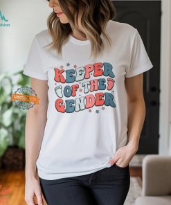 Keeper Of The Gender 4Th Of July Gender Reveal Family Party T Shirt