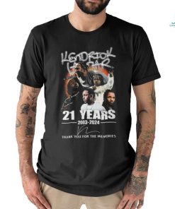 Kendrick Lamar 21 Years 2003 2024 Thank You For The Memories T Shirt