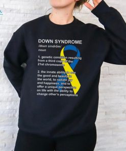 Keyvic Down Syndrome Definition Print On Back Graphic Design Printed Casual Daily Basic Unisex T Shirt