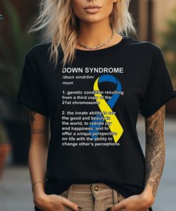 Keyvic Down Syndrome Definition Print On Back Graphic Design Printed Casual Daily Basic Unisex T Shirt