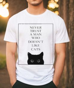 Kim Ji Woong Wearing Never Trust A Man Who Doesn’t Like Cats Shirts