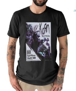 Korn aug 11 2024 london uk poster shirt