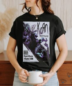 Korn aug 11 2024 london uk poster shirt