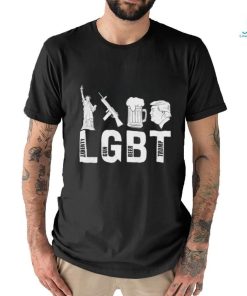 LGBT Liberty, Gun, Beer, and Trump Parody 2024 T Shirt