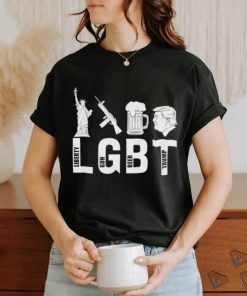 LGBT Liberty, Gun, Beer, and Trump Parody 2024 T Shirt