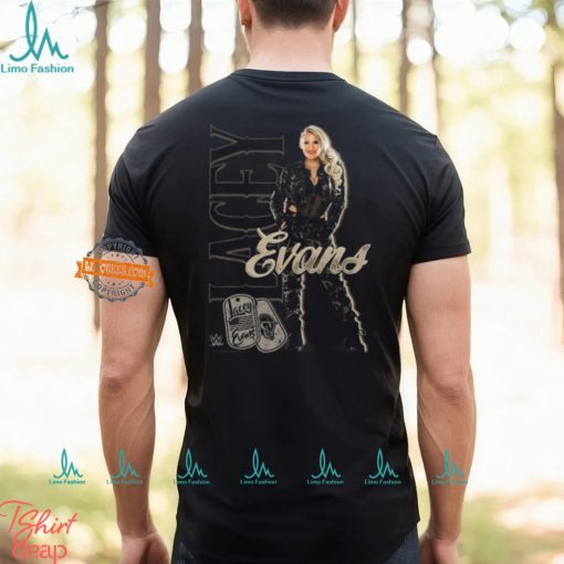 Lacey Evans Military Dog Tags Black T shirt