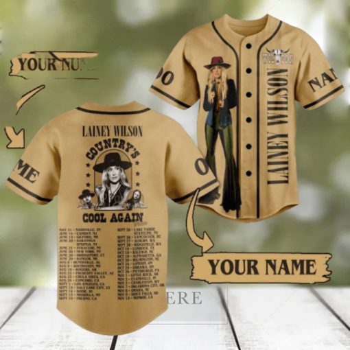 Lainey Wilson Country’s Cool Again Custom Baseball Jersey